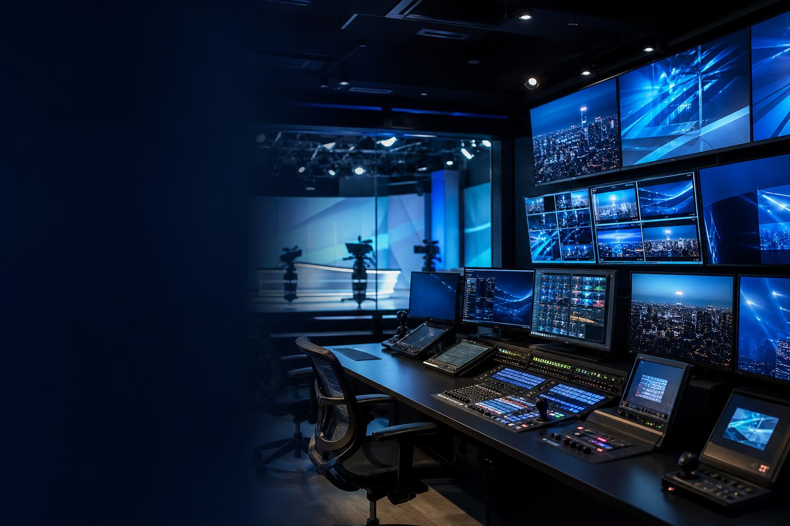 broadcast control room